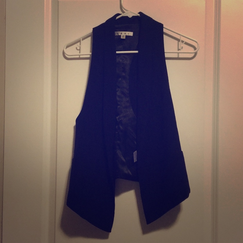 CAbi Vest, Racerback Tuxedo Style